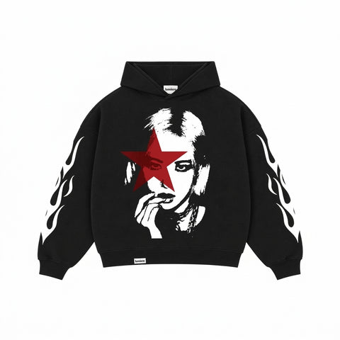 BLOOD STAR OVERSIZED HOODIE