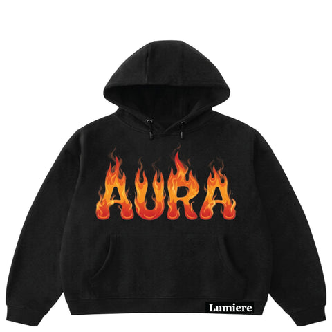 BLOOD AURA OVERSIZED HOODIE