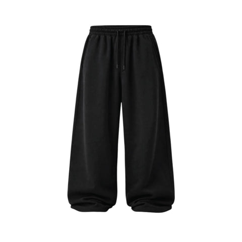 BLACK STRAIGHT FIT TROUSER