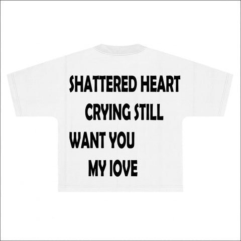 SHATTERED HEART OVERSIZED TSHIRT