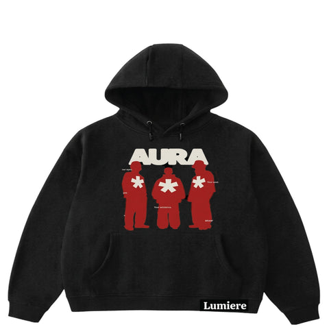 TRIPLE AURA OVERSIZED HOODIE
