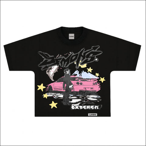 CURSED SKYLINE OVERSIZED TSHIRT