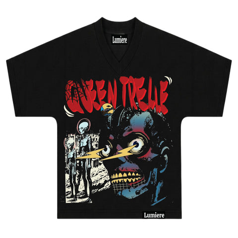 ALIEN INVASION V-NECK TSHIRT