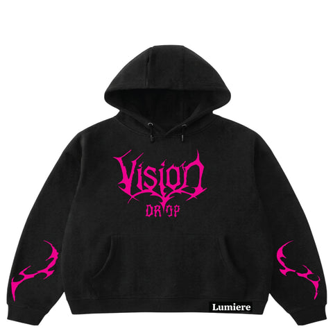 RED VISION OVERSIZED HOODIE