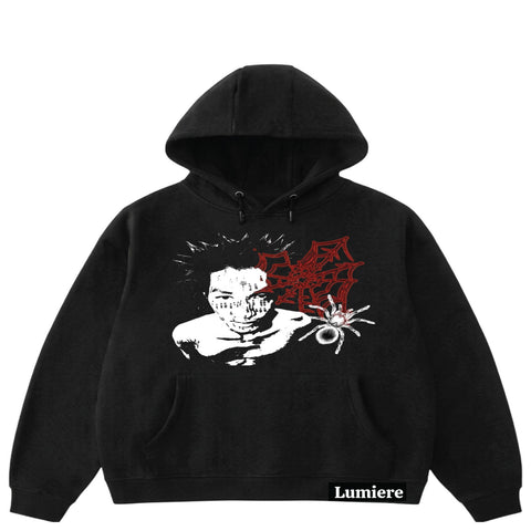 SPIDER DECAY OVERSIZED HOODIE